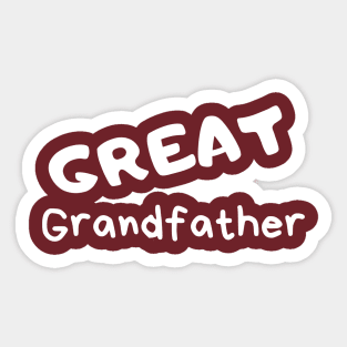 Great Grandfather Sticker